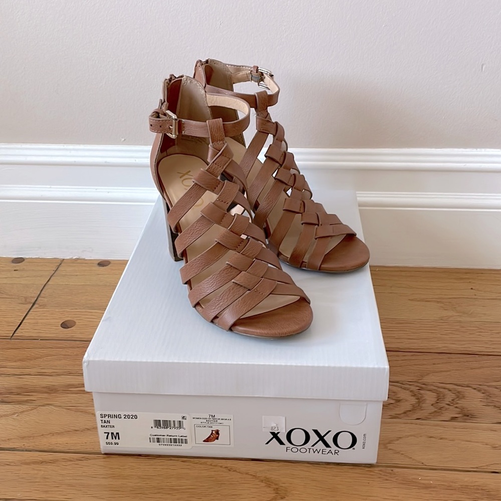 XOXO Tan Sandals
